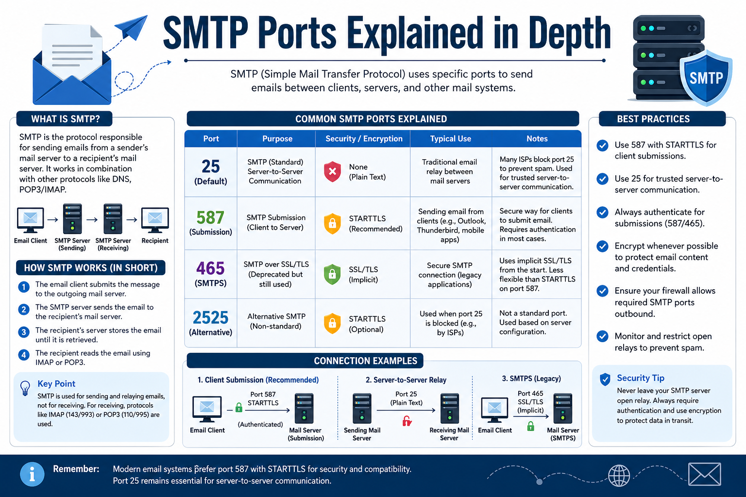 SMTP Ports Explained in Depth